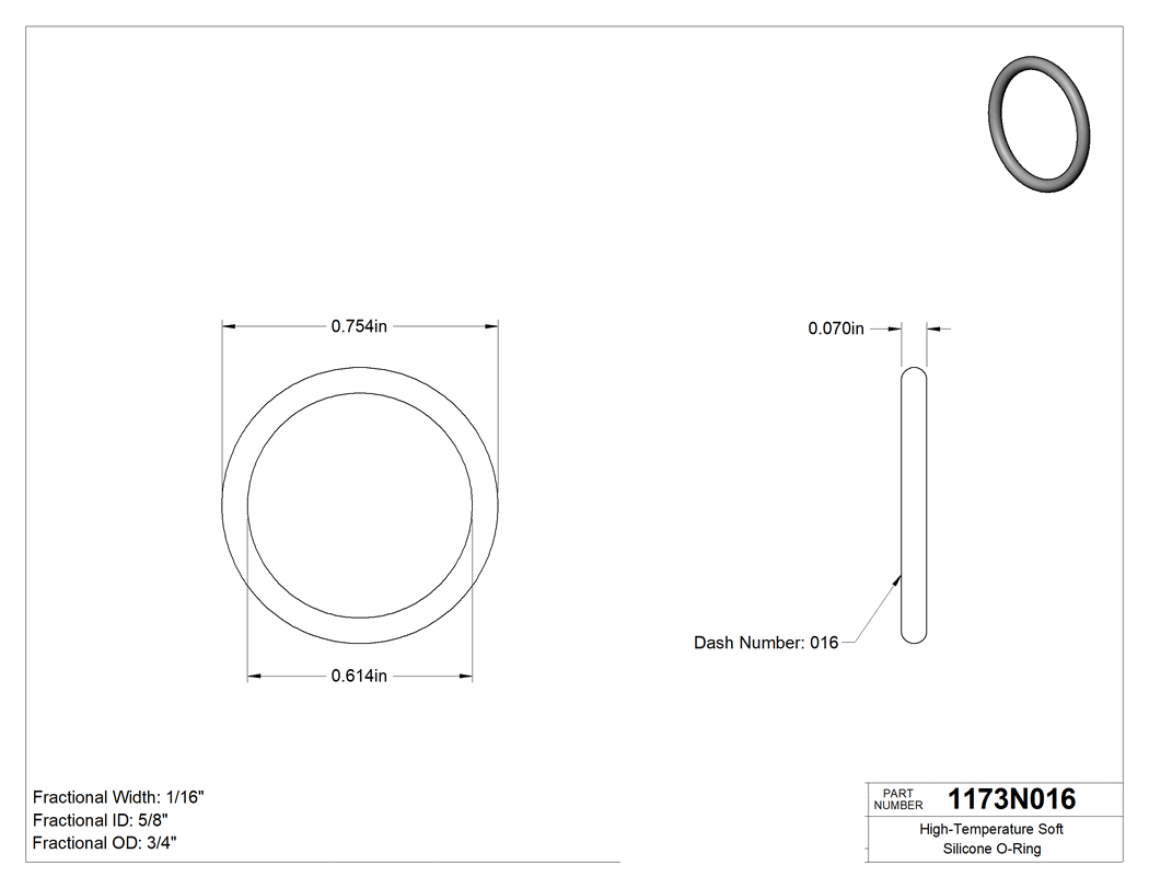 Technical drawing - 1173N016